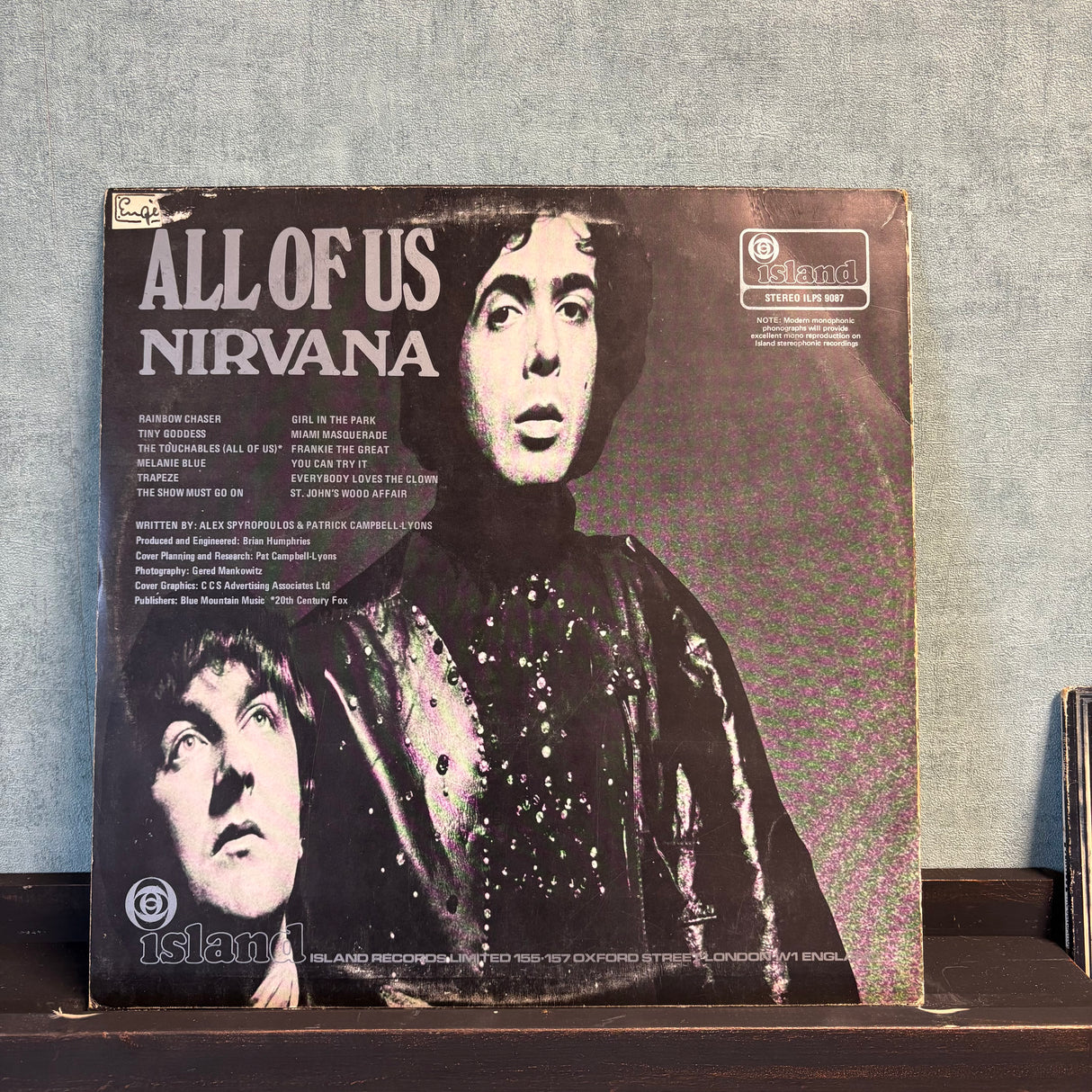 Nirvana - All Of Us - Pink Island - VINYL
