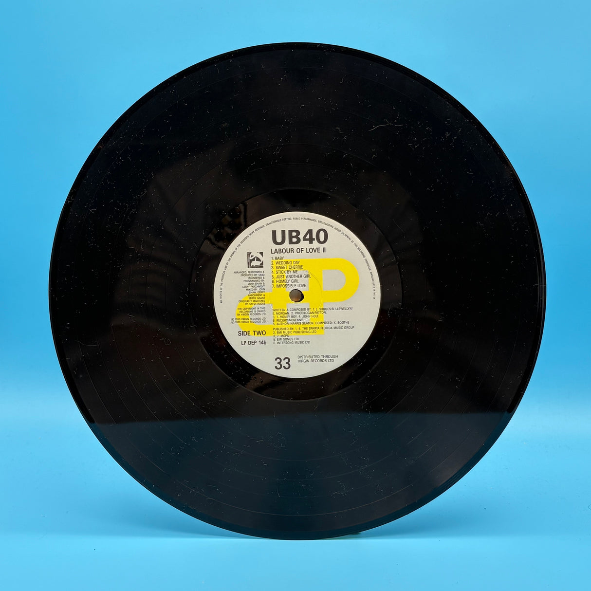 UB40 - Labour Of Love II Vinyl