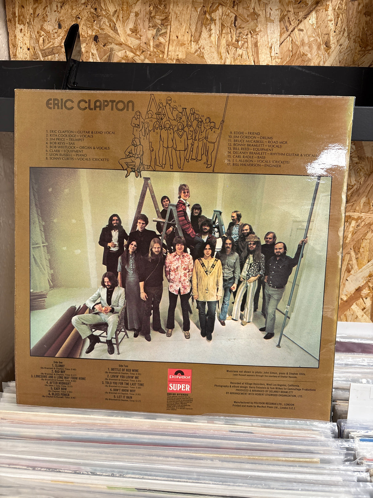 Eric Clapton - S/T - VINYL