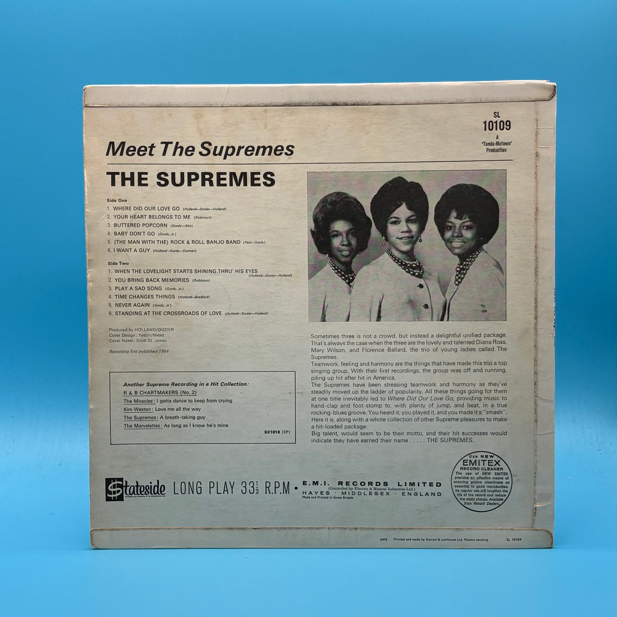 The Supremes - Meet The Supremes UK Original Stateside Vinyl