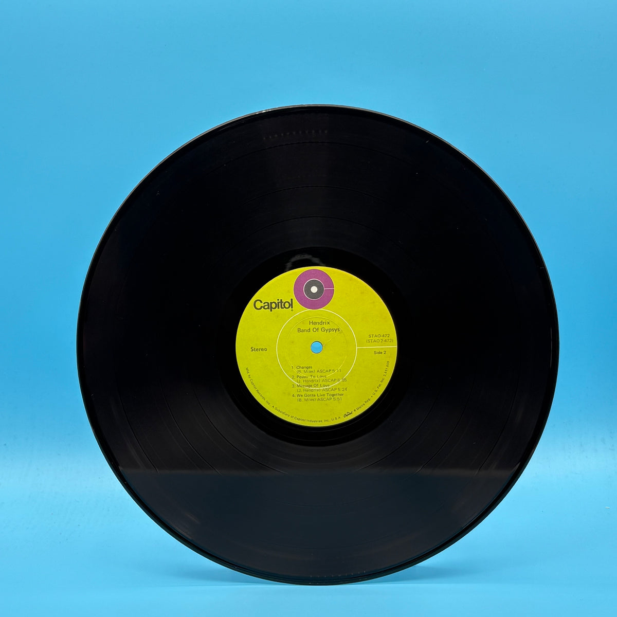 Jimi Hendrix - Band of Gypsies USA Press Vinyl