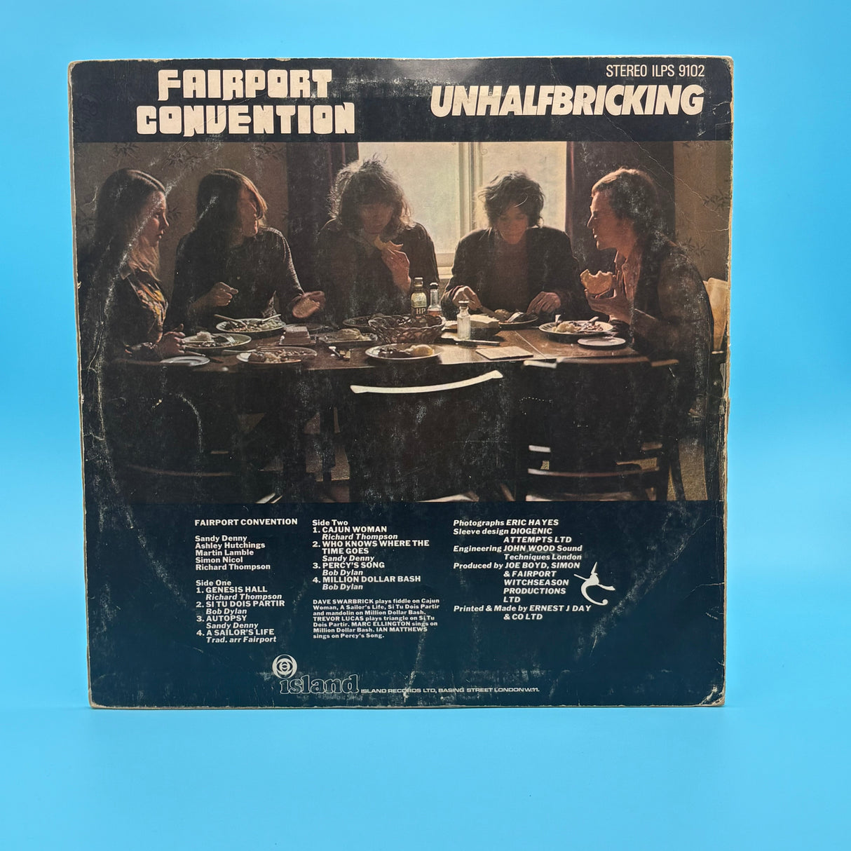 Fairport Convention - Unhalfbricking Original Pink Island Vinyl