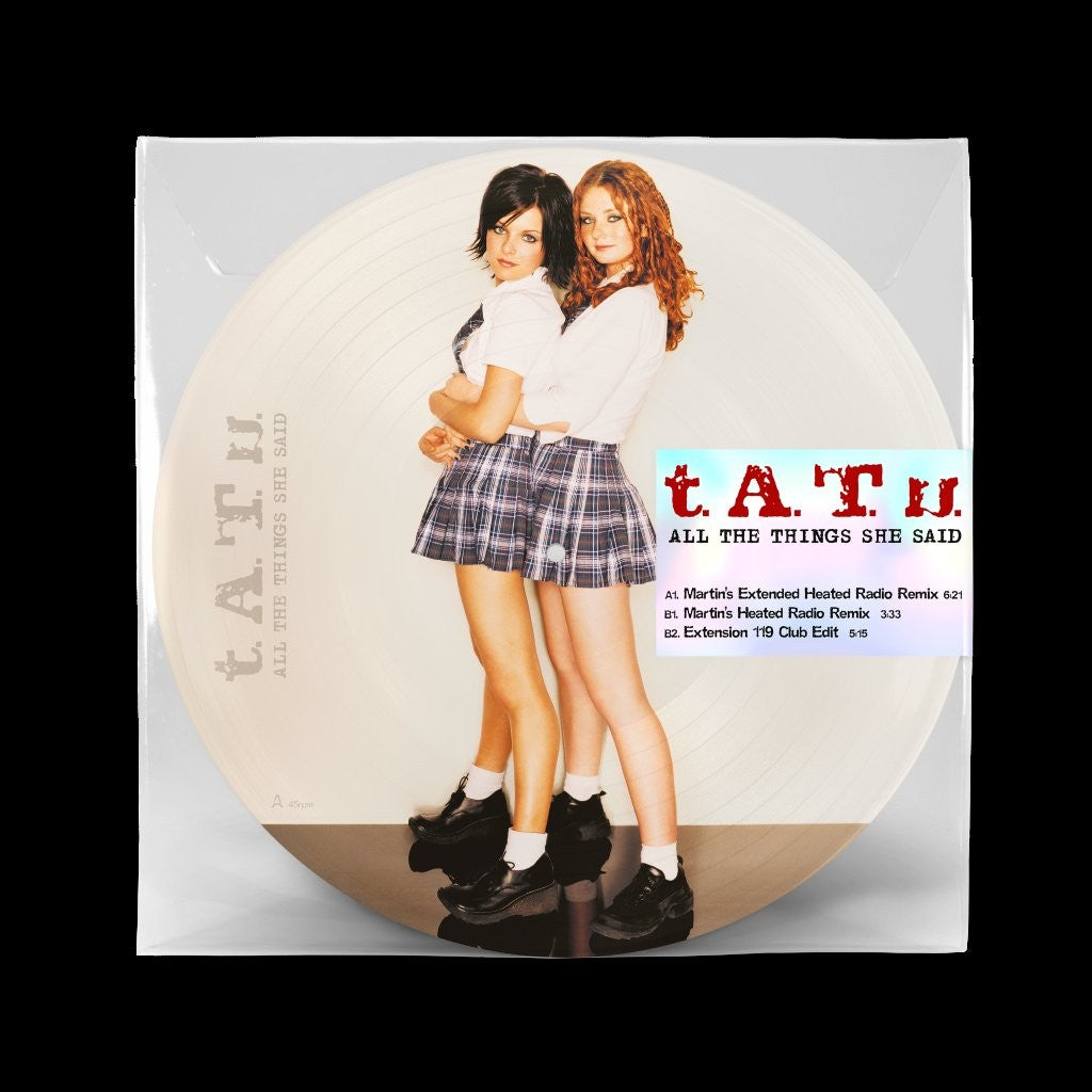 t.A.T.u - All The Things She Said - 12” Picture Disc - VINYL