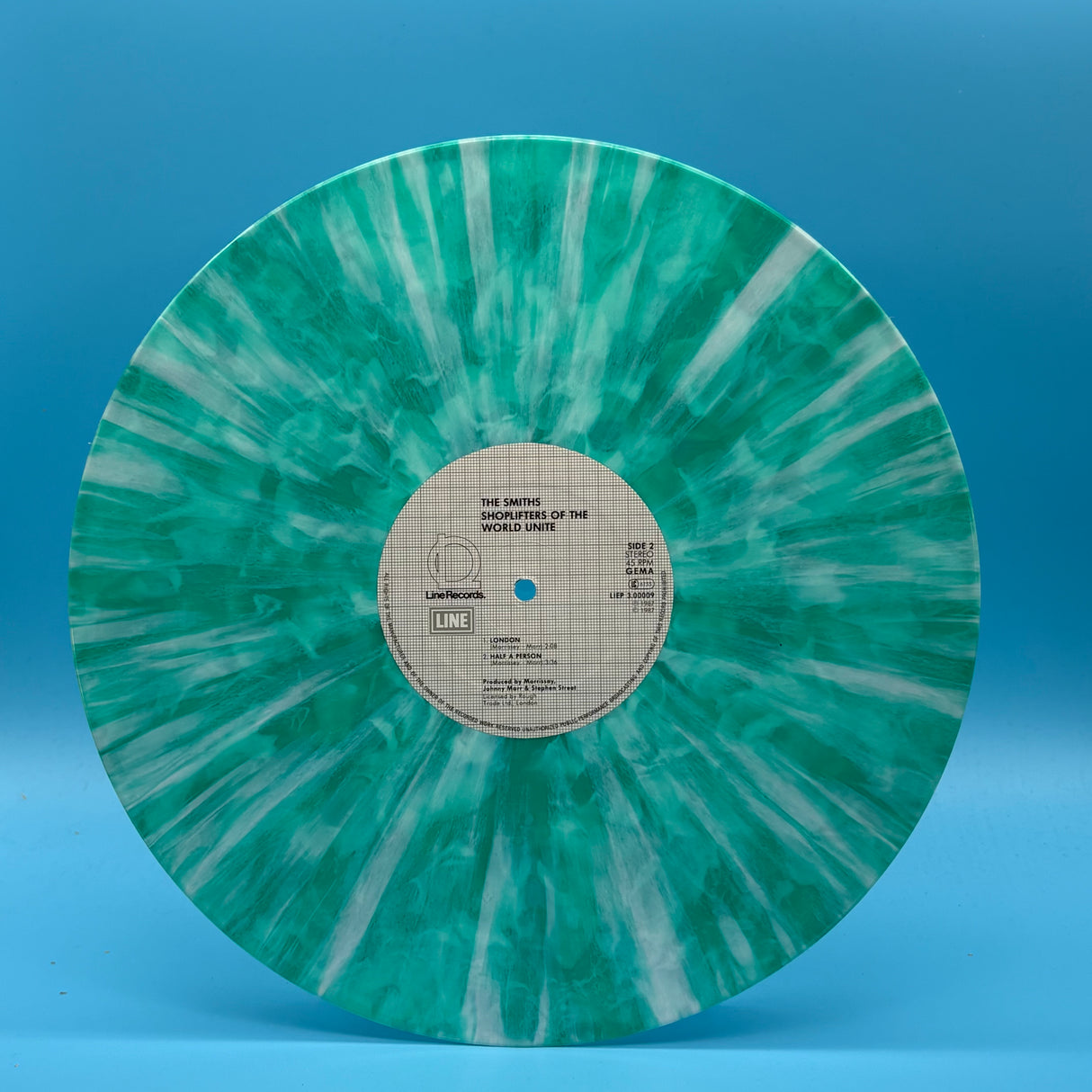 The Smiths - Shoplifters Of The World Unite Green Splatter Vinyl