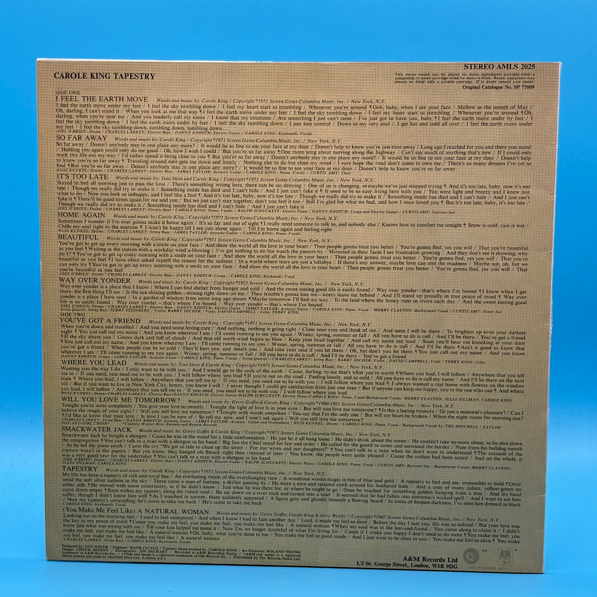 Carole King - Tapestry Vinyl