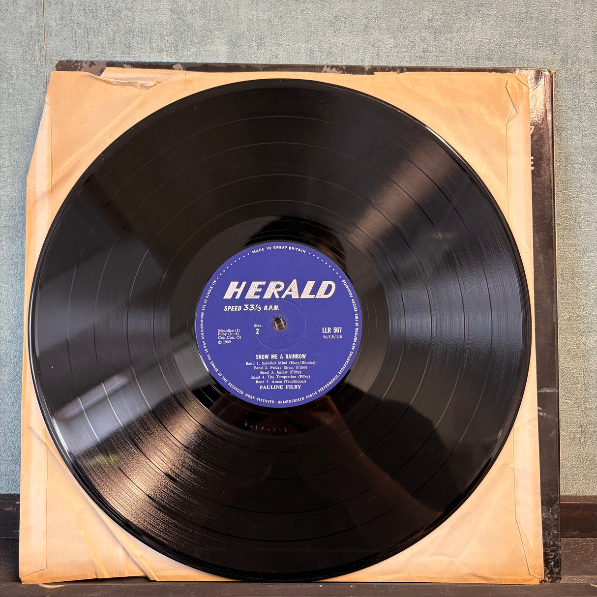 Pauline Filby - Show Me A Rainbow - Herald Original - VINYL