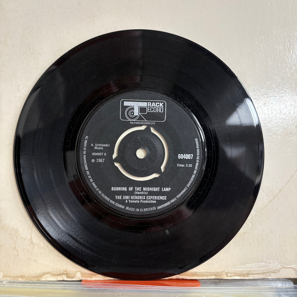 The Jimi Hendrix Experience - Burning Of The Midnight Lamp Vinyl