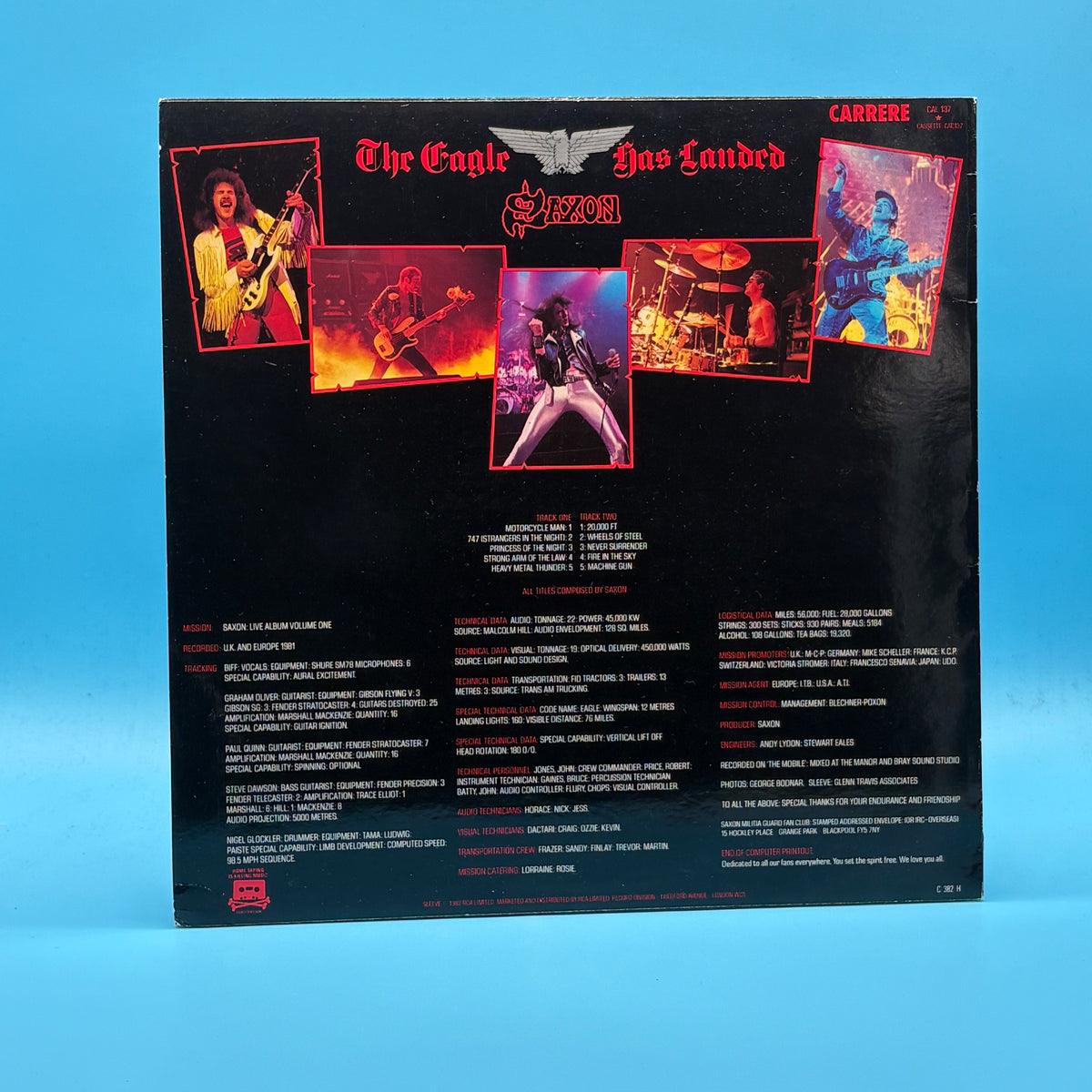 Saxon - The Eagle Has Landed Live Vinyl