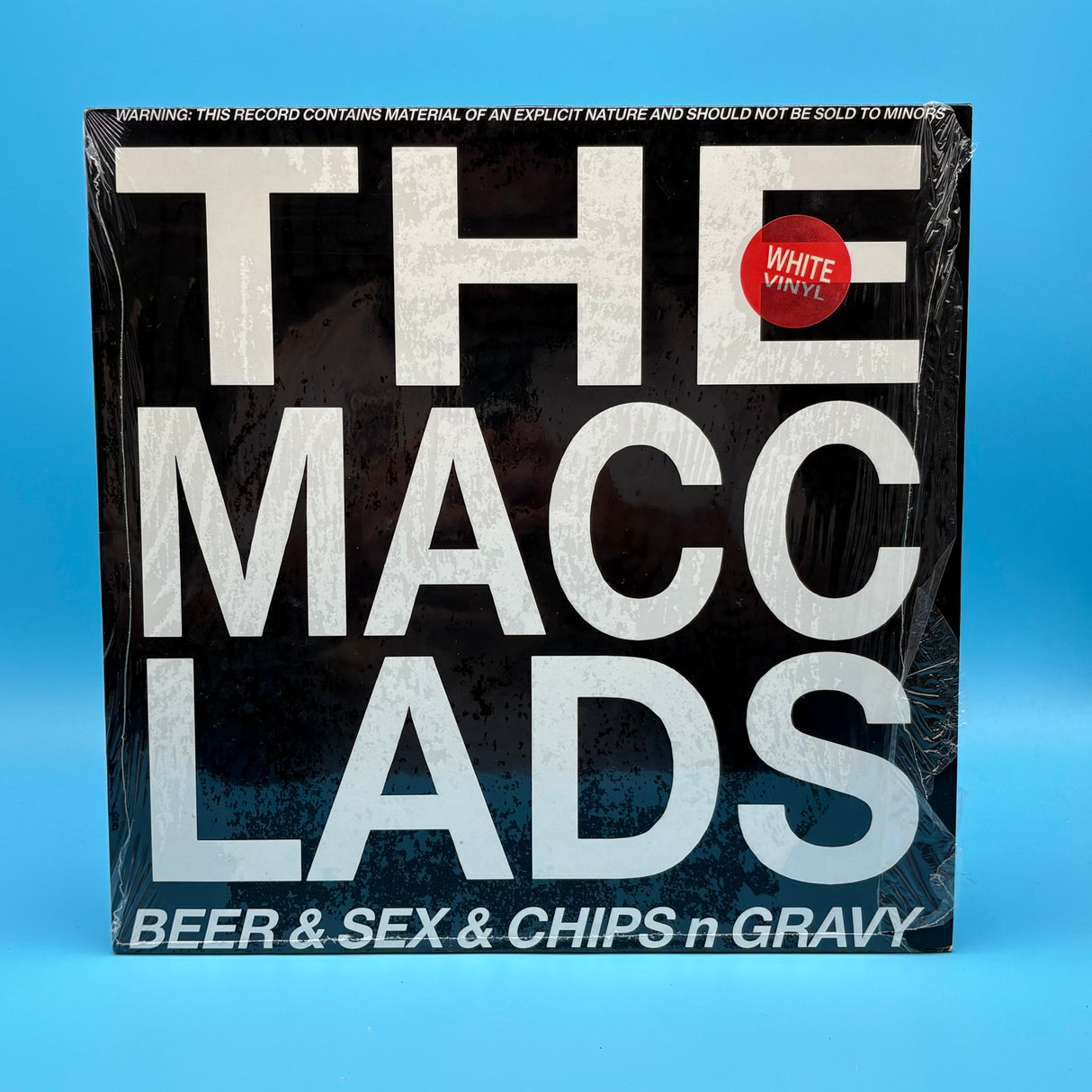 The Macc Lads - Beer & Sex & Chips n Gravy White Vinyl