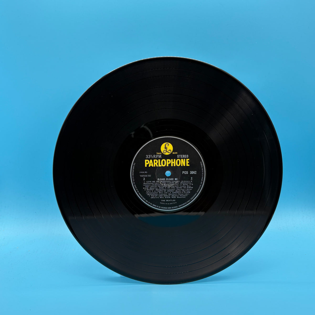 The Beatles - Please Please Me Stereo Yellow Label Vinyl