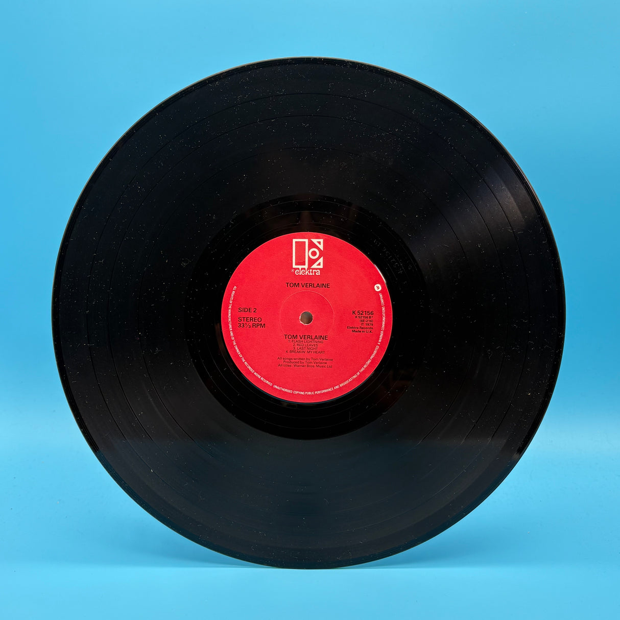 Tom Verlaine - Self Titled Vinyl