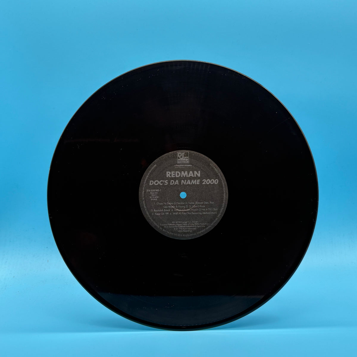 Redman - Doc's Da Name 2000 Original 1998 Vinyl