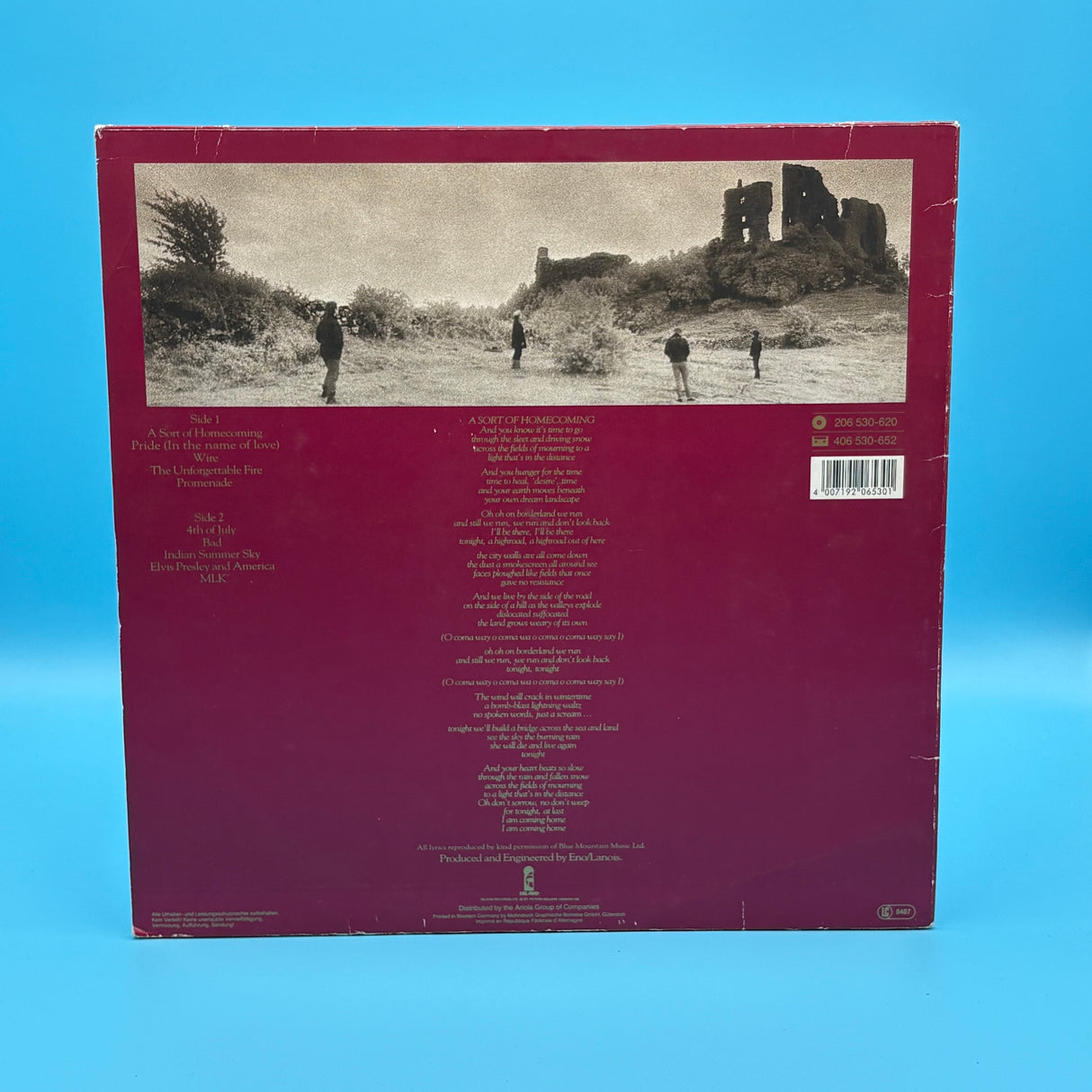 U2 - The Unforgettable Fire Vinyl