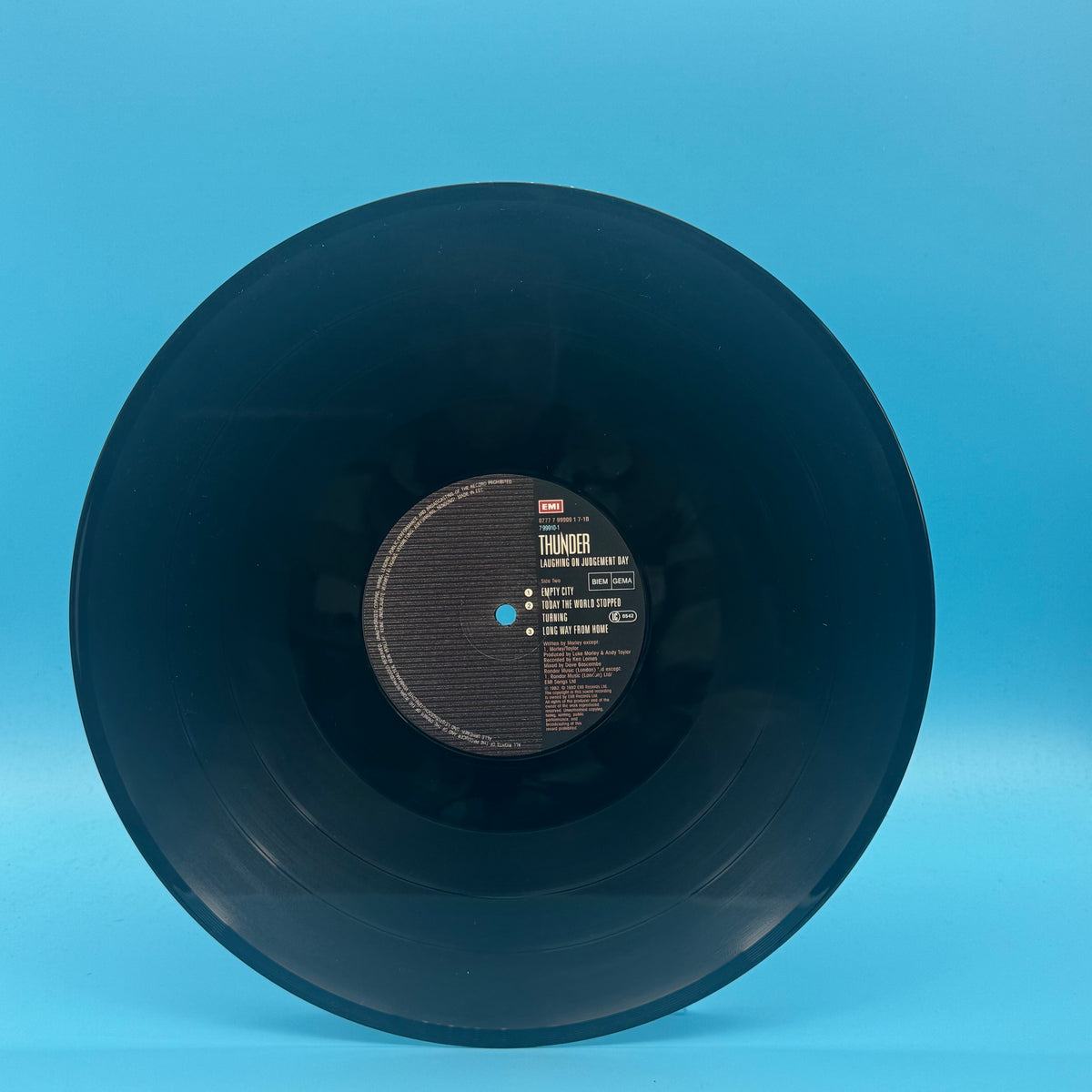 Thunder - Laughing on Judgement Day Original 1992 Vinyl