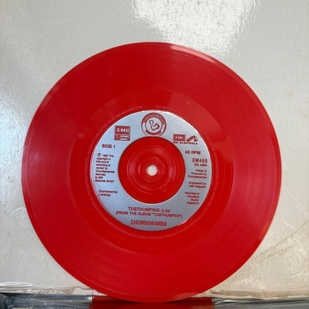 Chumbawamba - Tubthumping Red Vinyl