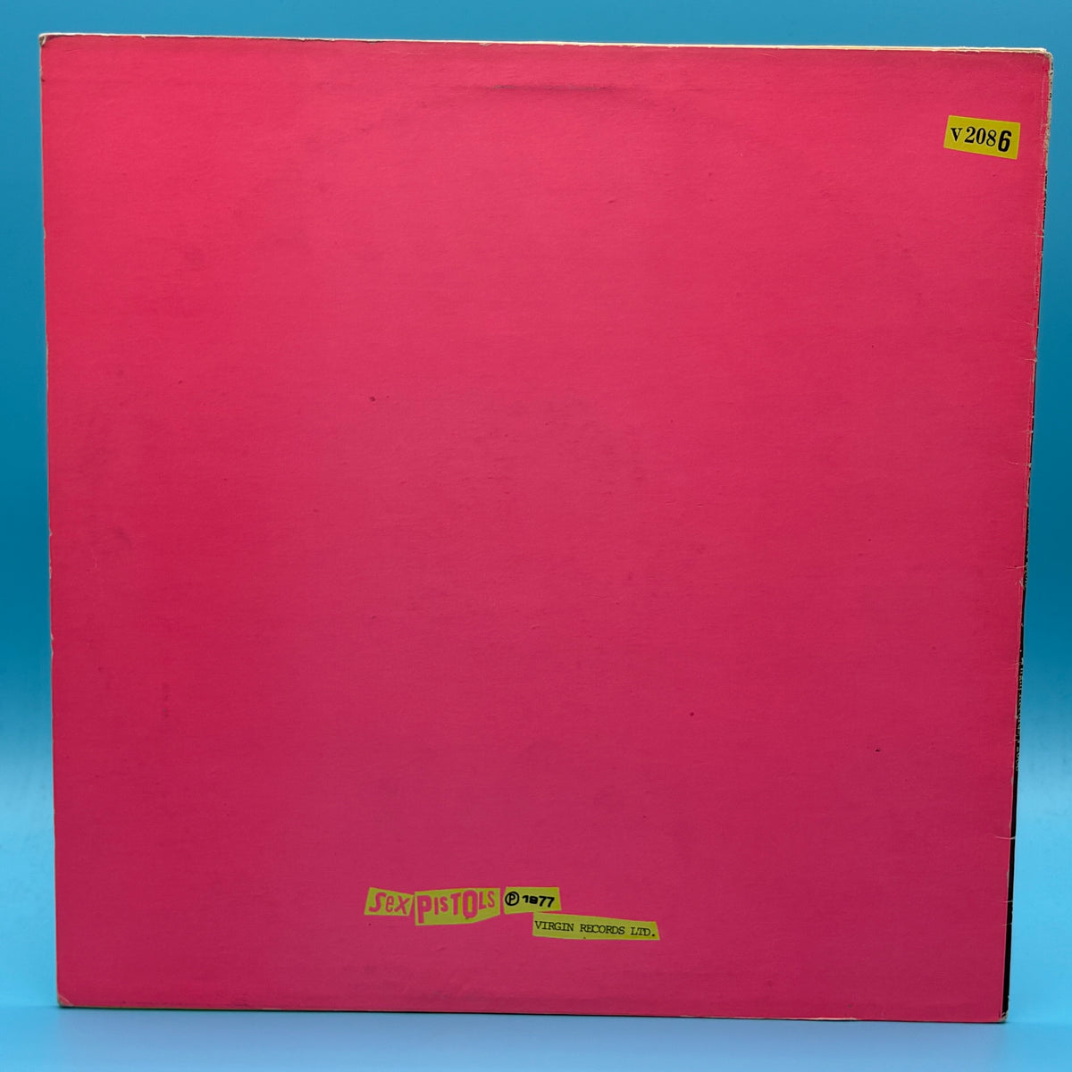 Sex Pistols - Nevermind The Bollocks A7/B6 Blank Sleeve Vinyl