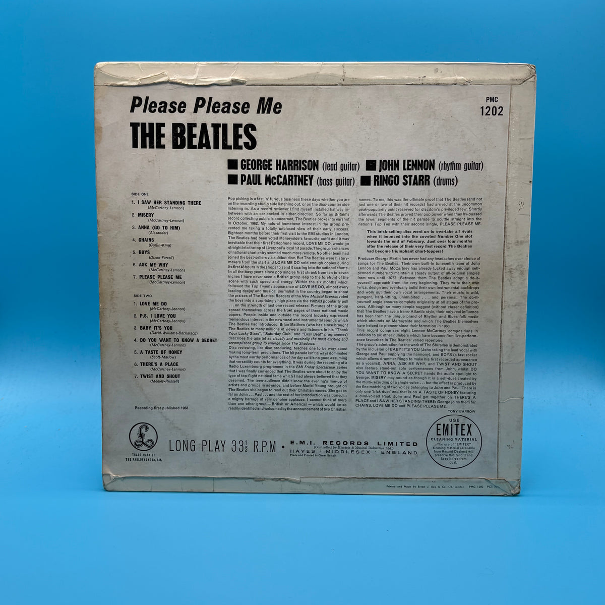 The Beatles - Please Please Me 3rd Press Vinyl