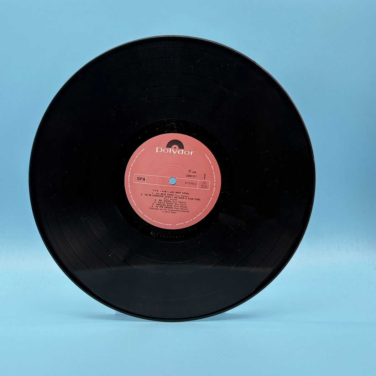 The Jam - All Mod Cons Portuguese Pressing Vinyl