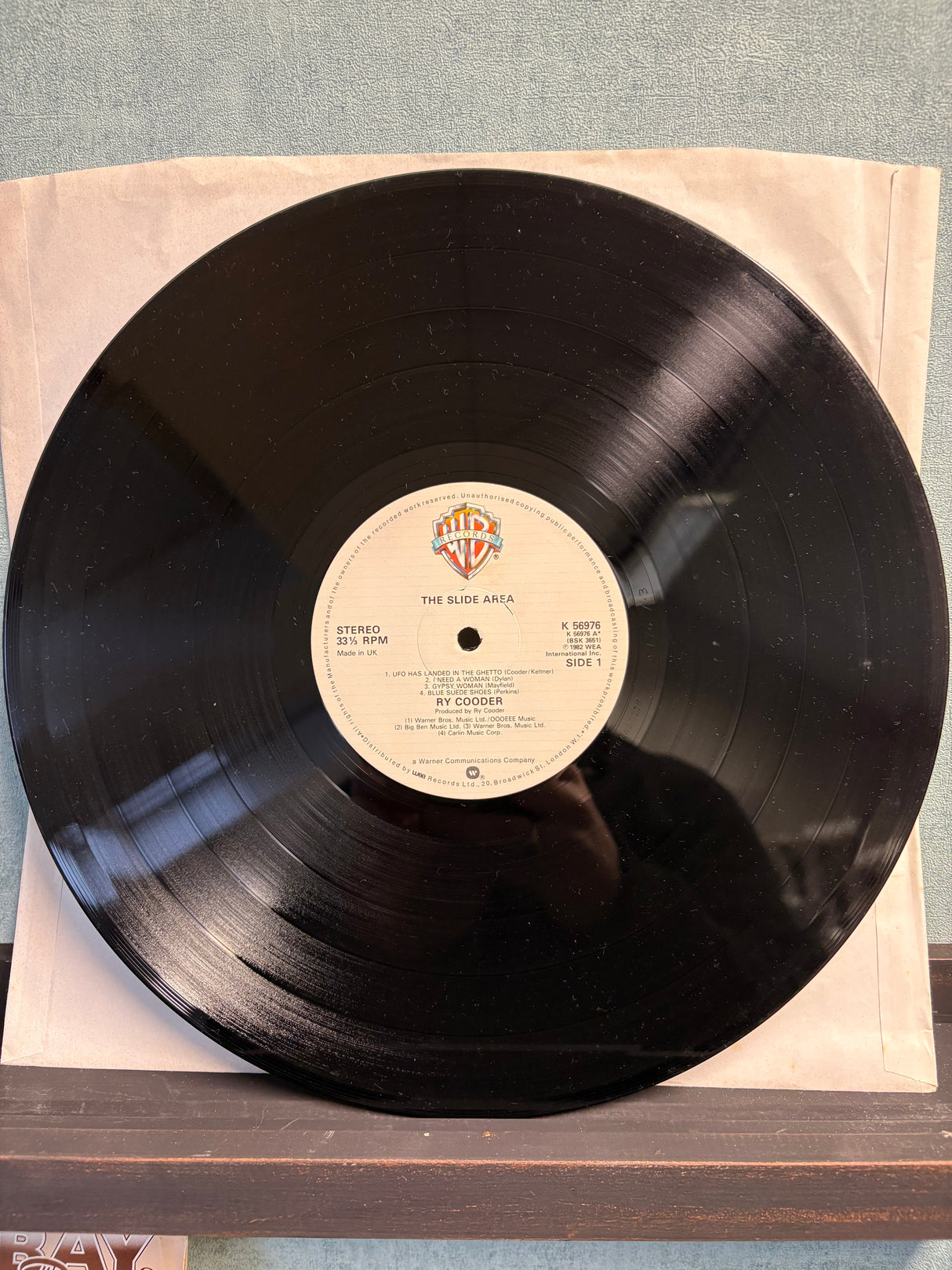 Ry Cooder - The Slide Area - VINYL