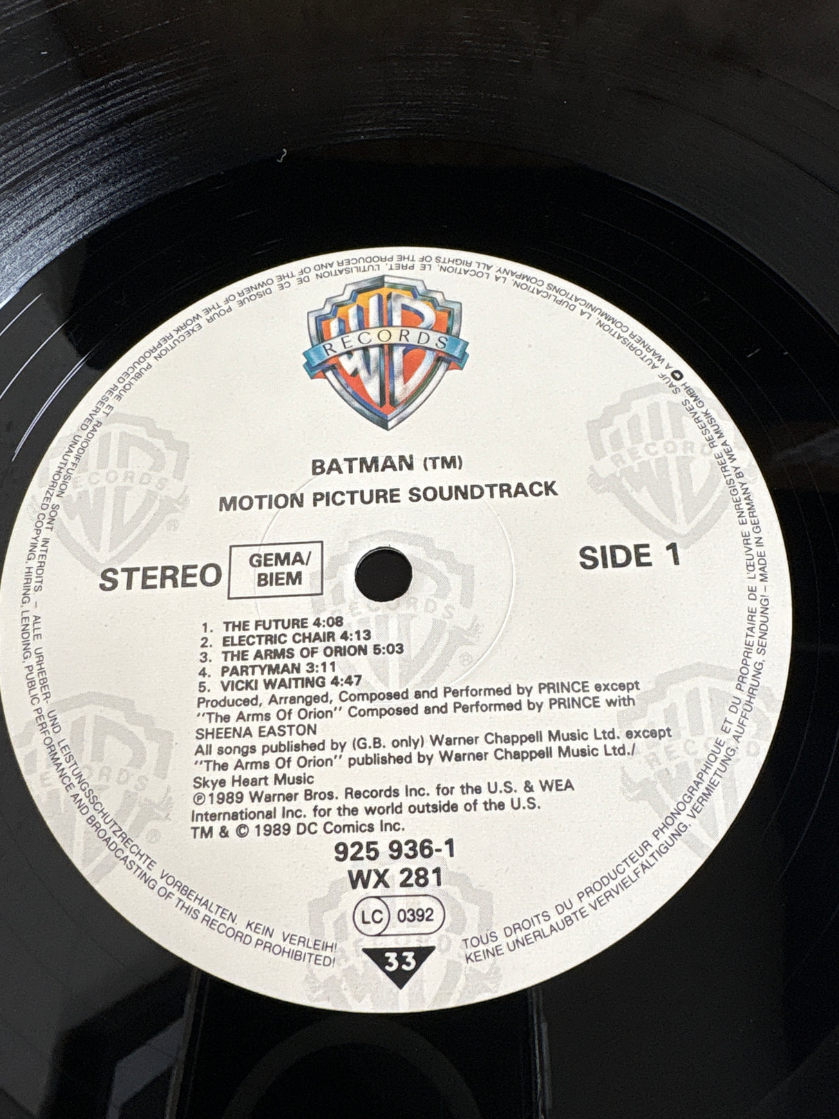 Prince - Batman OST - VINYL
