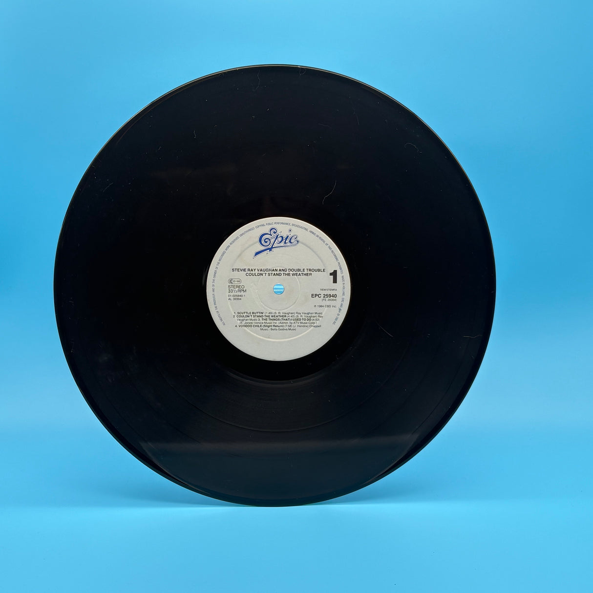 Stevie Ray Vaughan - Couldn’t Stand The Weather  Vinyl