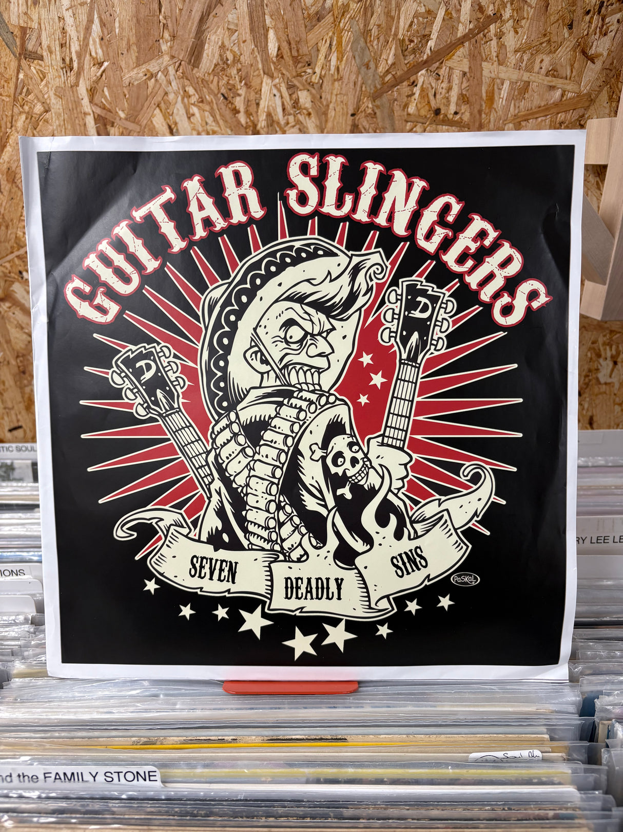 Guitar Slingers - Seven Deadly Sins - Numbered 18/150 - Brown VINYL