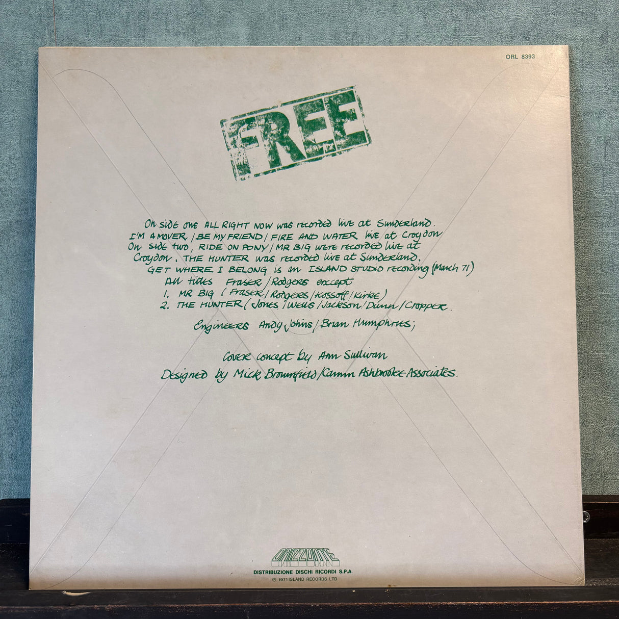 Free- Live!  - VINYL