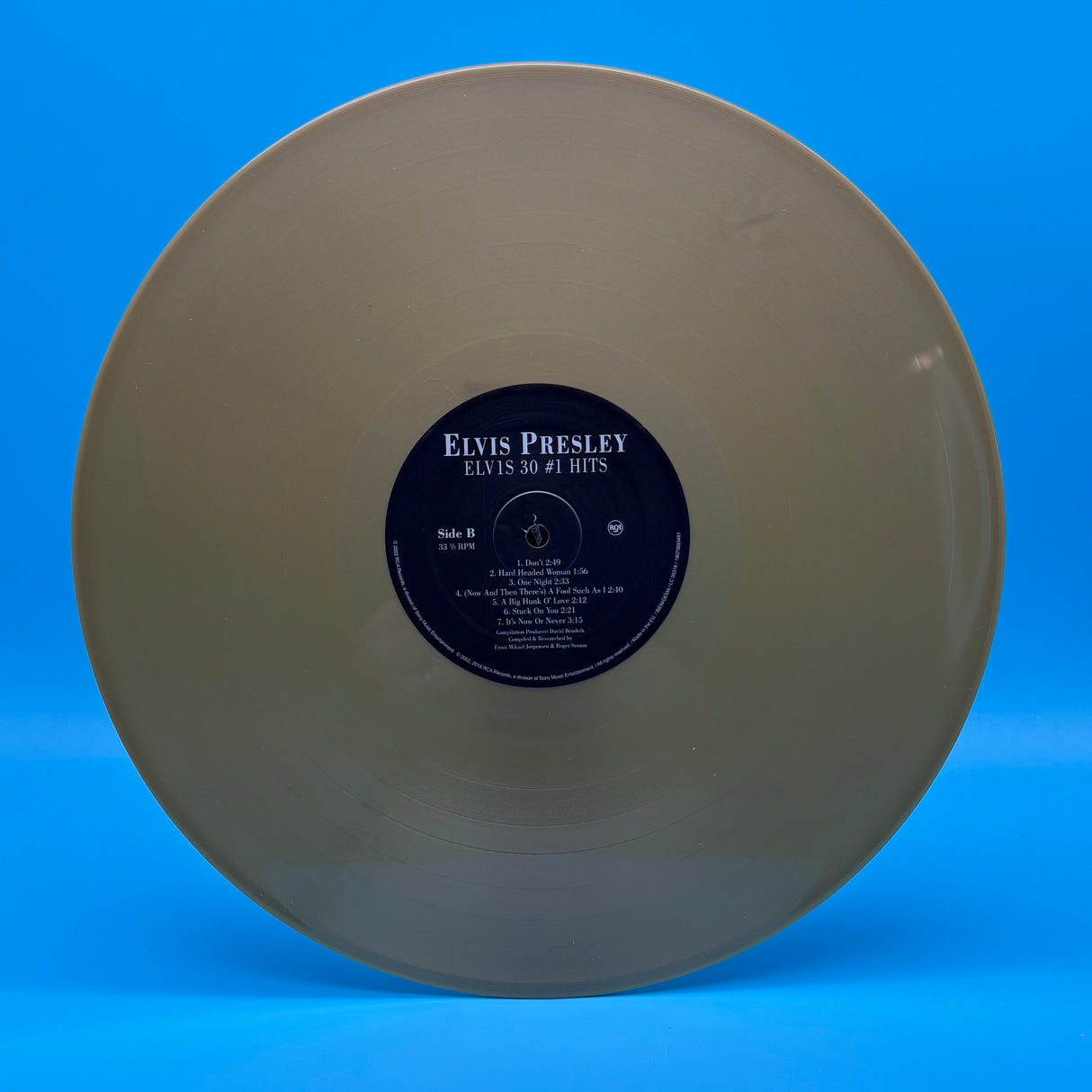 Elvis Presley - 30 Number Ones Gold Vinyl
