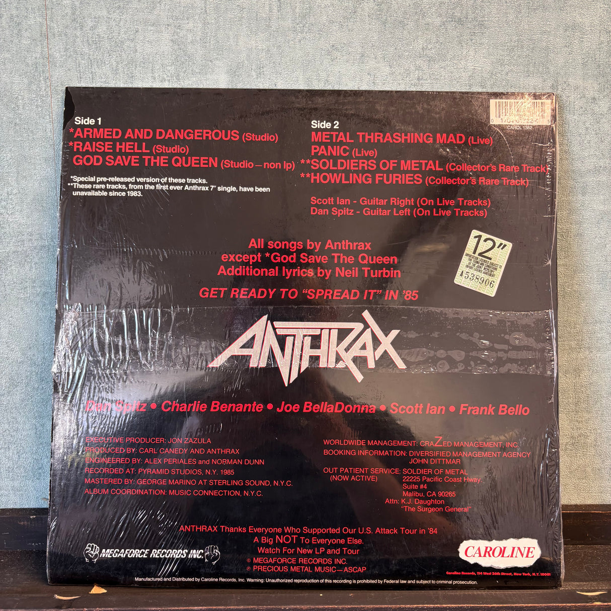 Anthrax - Armed And Dangerous - VINYL