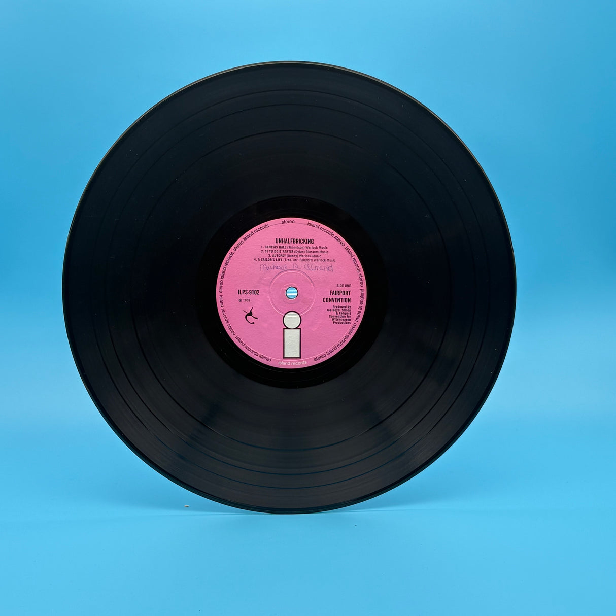 Fairport Convention - Unhalfbricking Original Pink Island Vinyl
