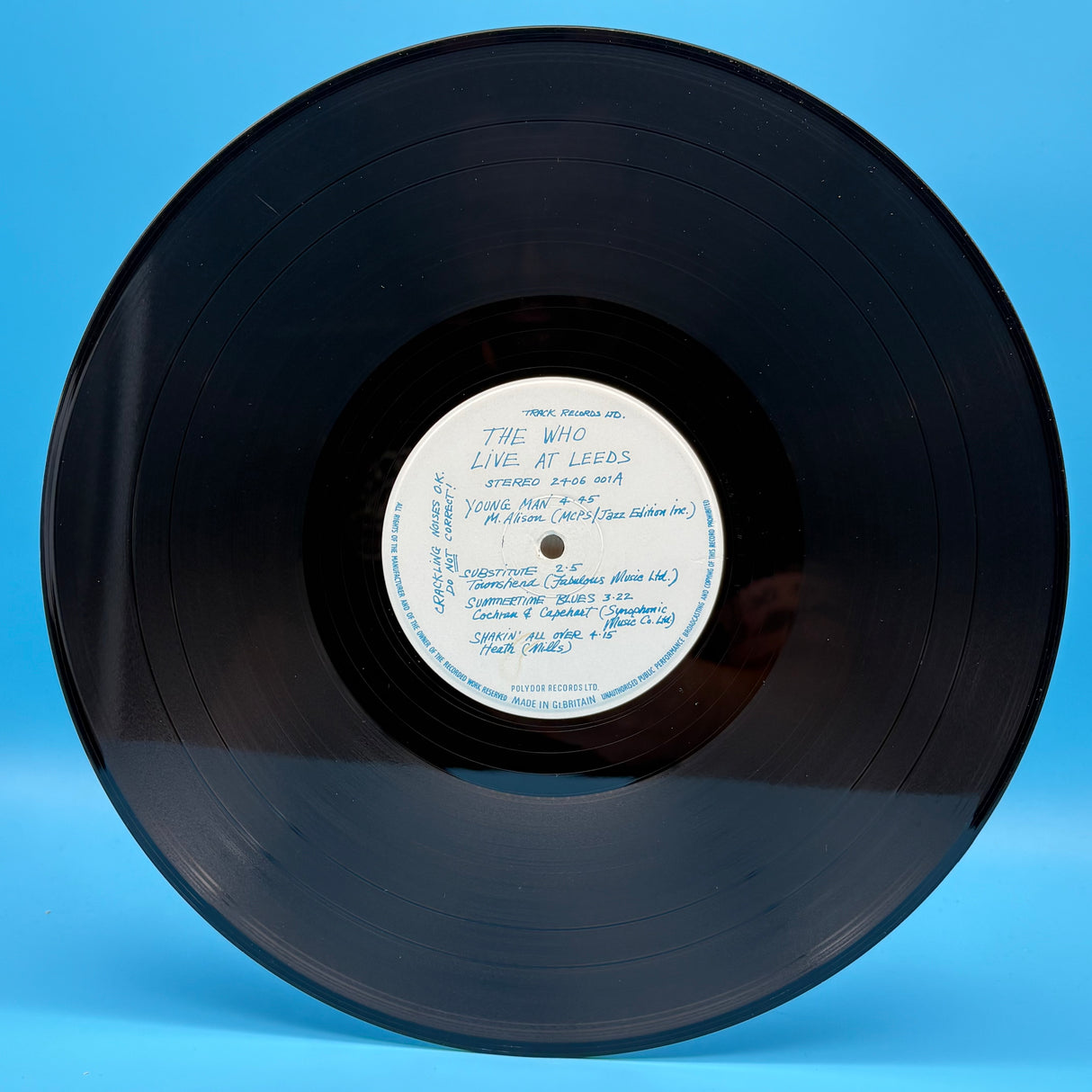 The Who - Live At Leeds Complete Original Vinyl