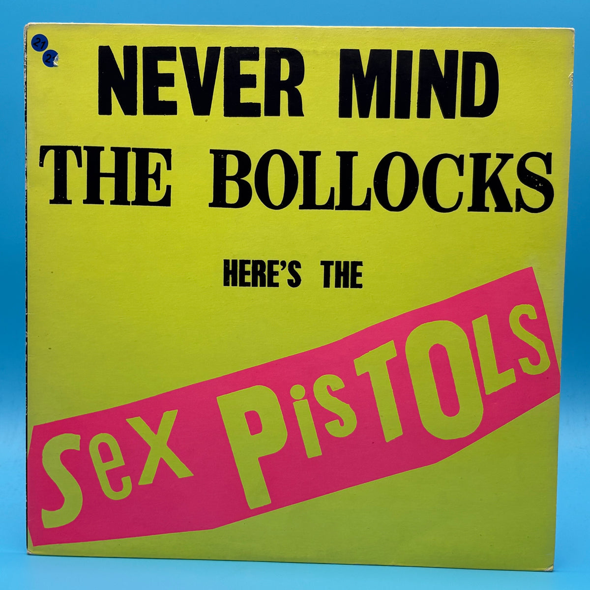 Sex Pistols - Nevermind The Bollocks A7/B6 Blank Sleeve Vinyl
