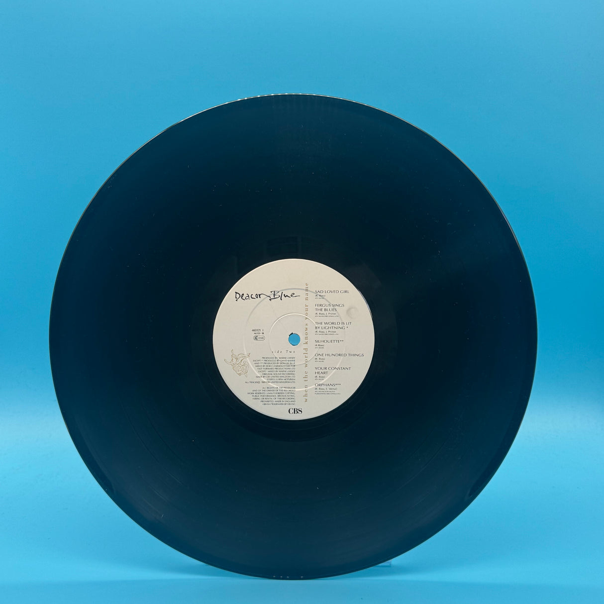 Deacon Blue - When the World Knows Your Name Vinyl