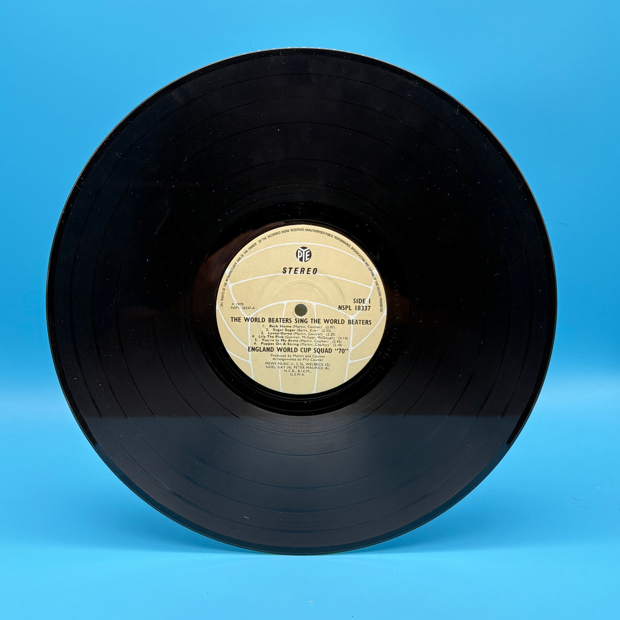 The 1970 England Football Squad - The World Beaters Vinyl