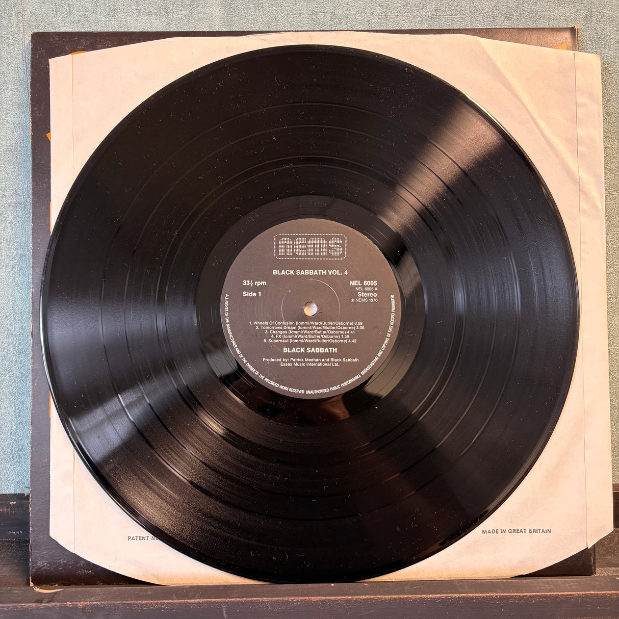 Black Sabbath - Vol. 4 - NEMS - VINYL