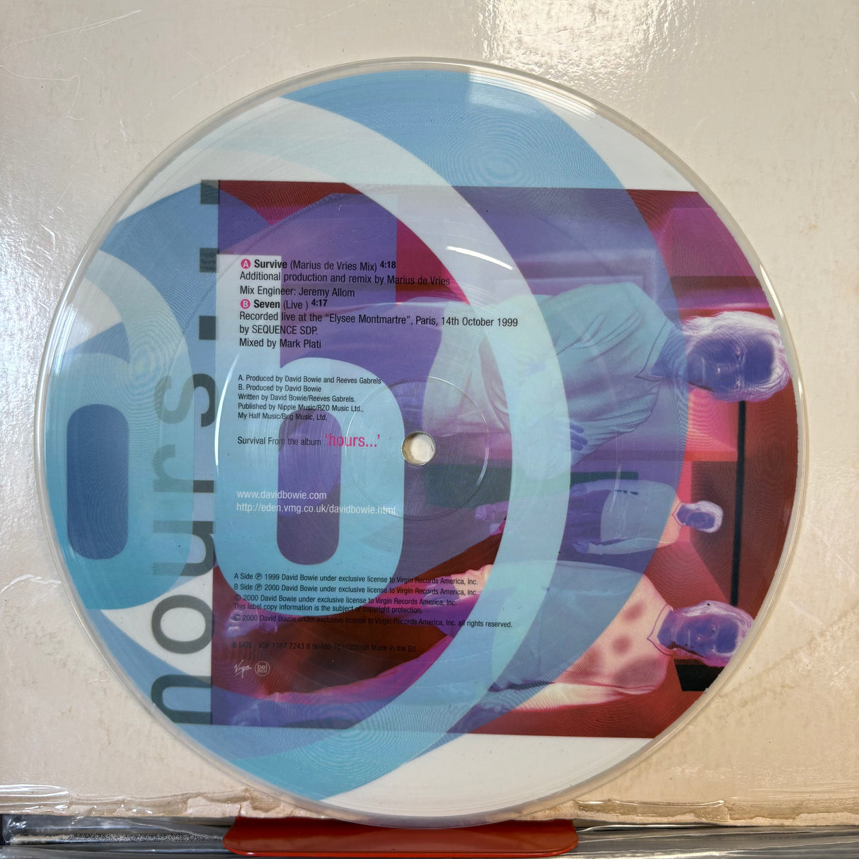 David Bowie - Survive Picture Disc Single Vinyl