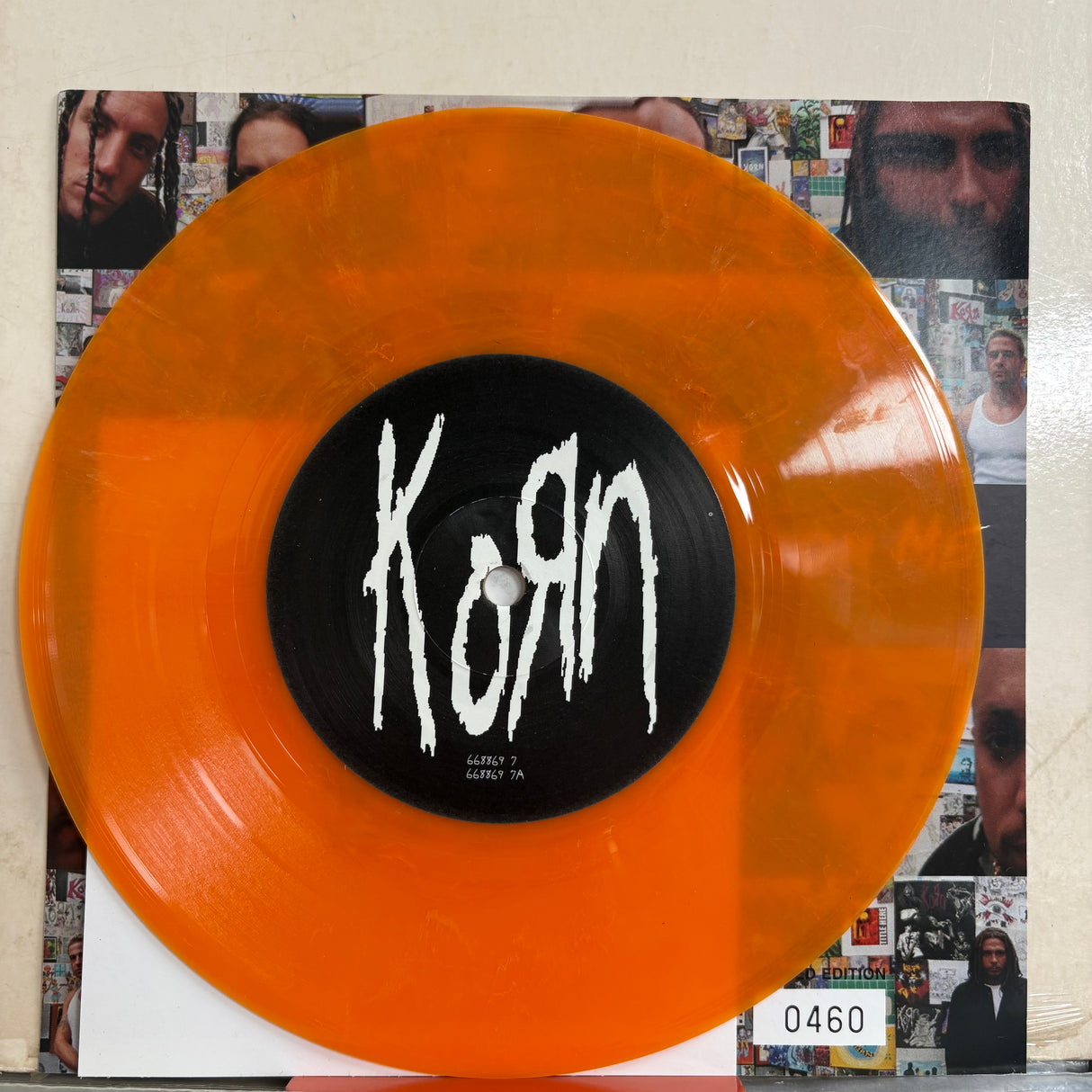 Korn - Falling Away From Me Orange Numbered VINYL