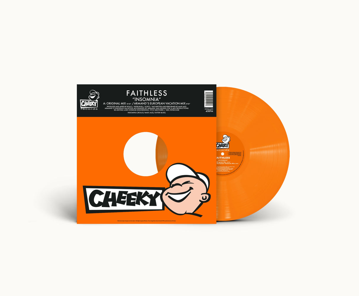 Faithless - Insomnia - 30th Anniversary - Orange VINYL