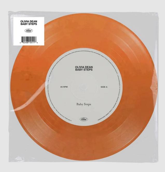 Olivia Dean - Baby Steps Limited Edition Orange 7” Vinyl