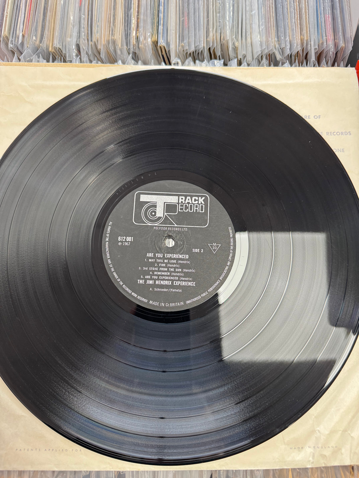 Jimi Hendrix - Are You Experienced - Track Records - EX