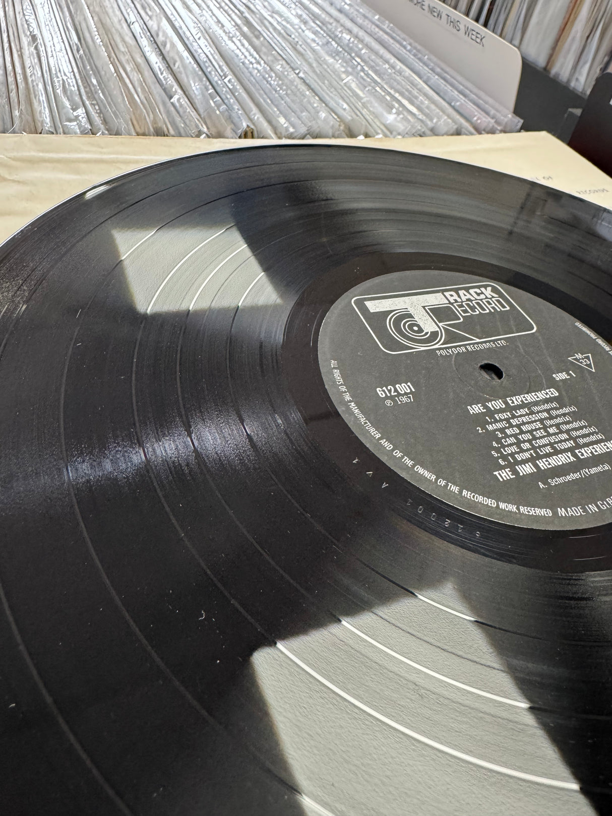Jimi Hendrix - Are You Experienced - Track Records - EX