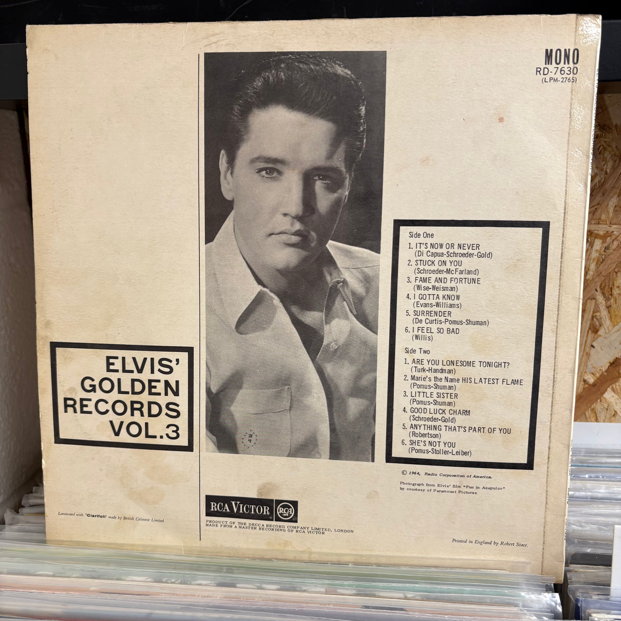 Elvis Presley - Golden Records Volume 3- VINYL