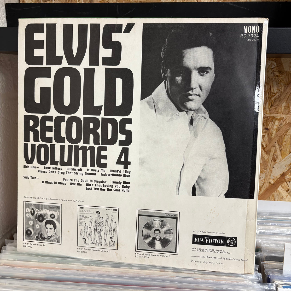 Elvis Presley - Golden Records Volume 4- VINYL
