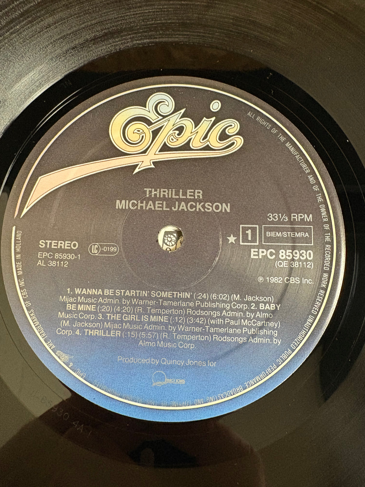 Michael Jackson - Thriller - VINYL
