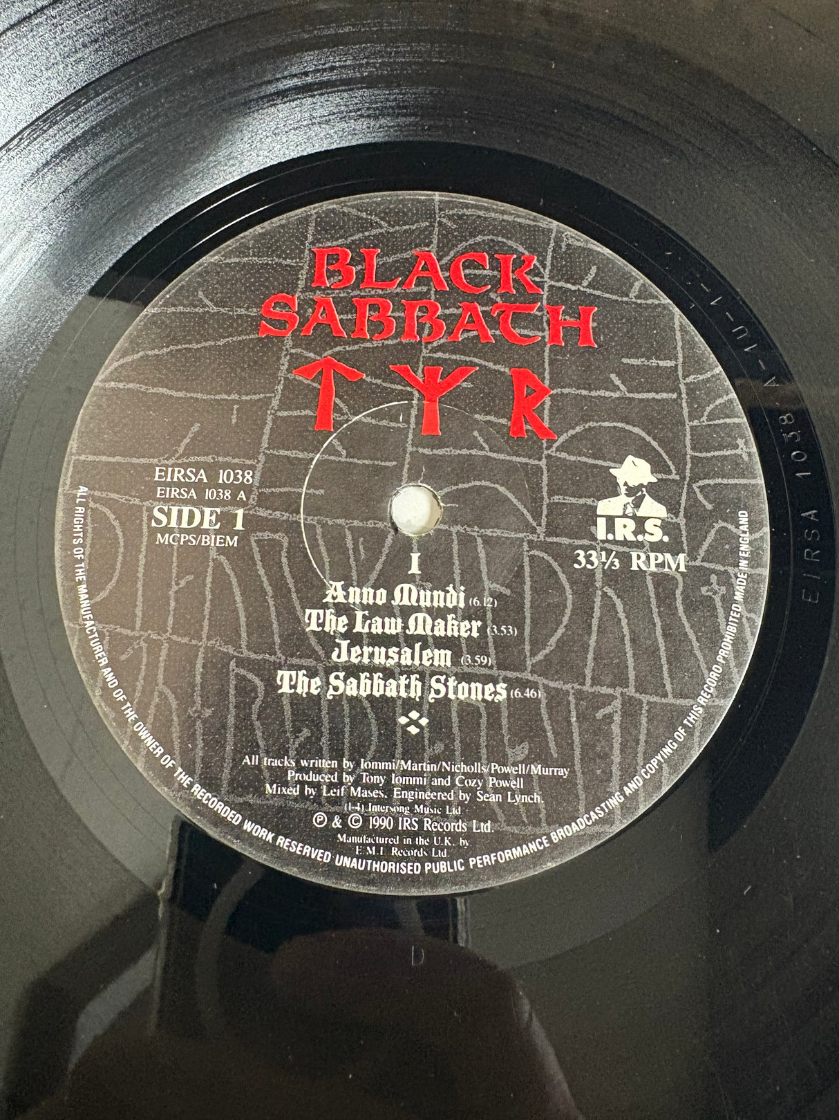 Black Sabbath - TYR - Original - VINYL