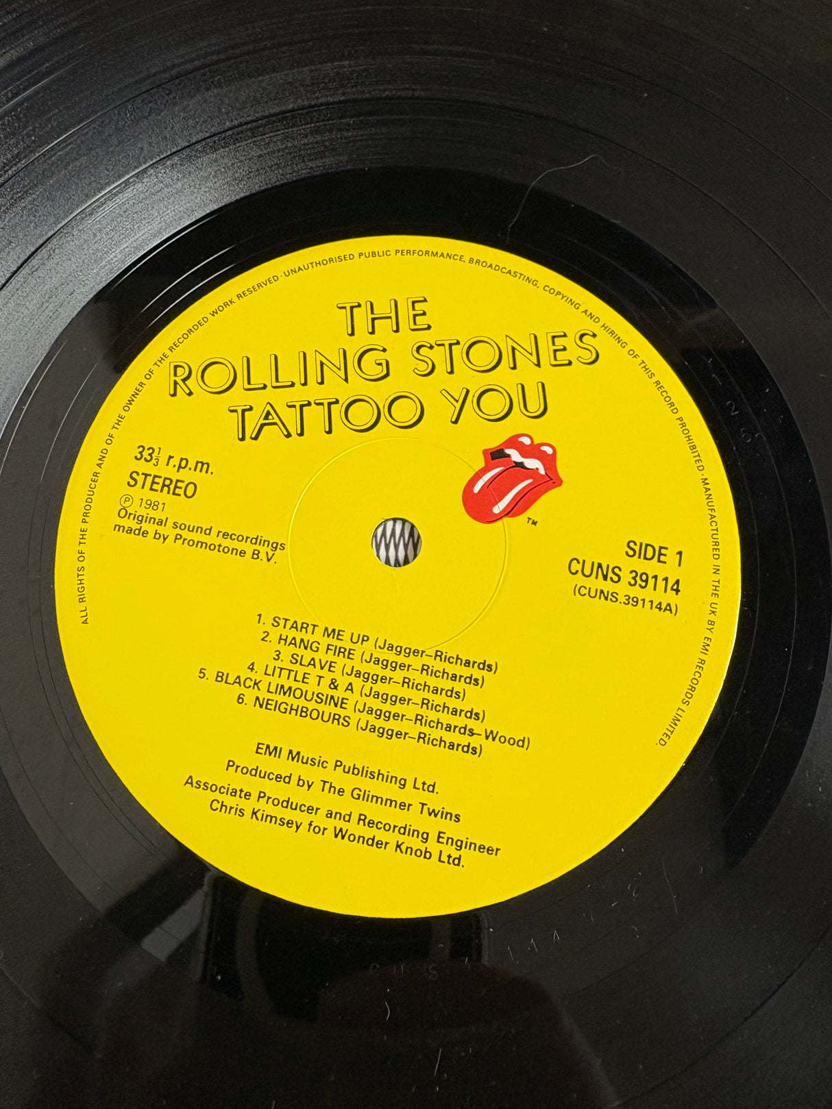 The Rolling Stones - Tattoo You - VINYL