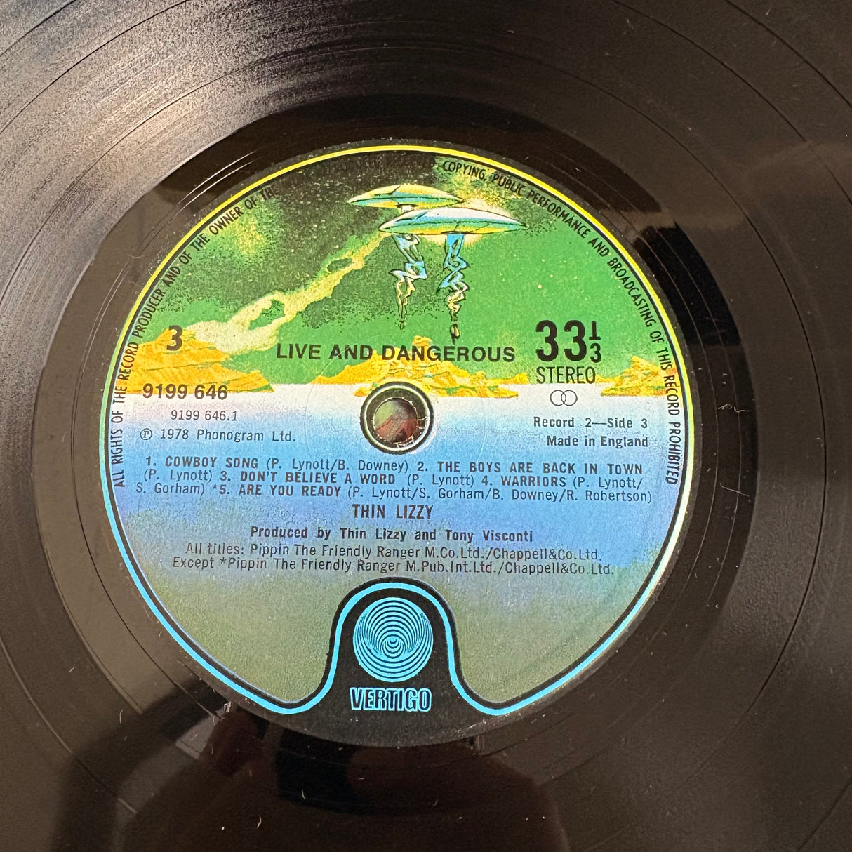 Thin Lizzy - Live and Dangerous - VINYL