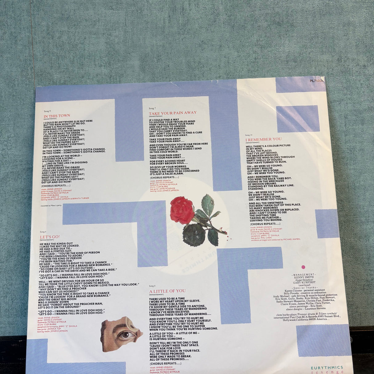 Eurythmics - Revenge Vinyl