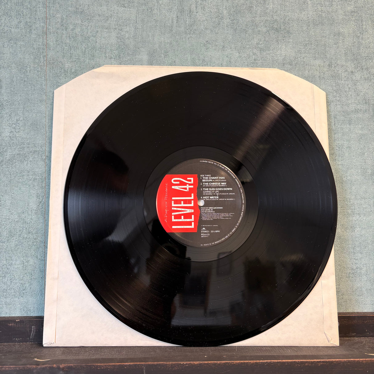 Level 42 - A Physical Presence Vinyl