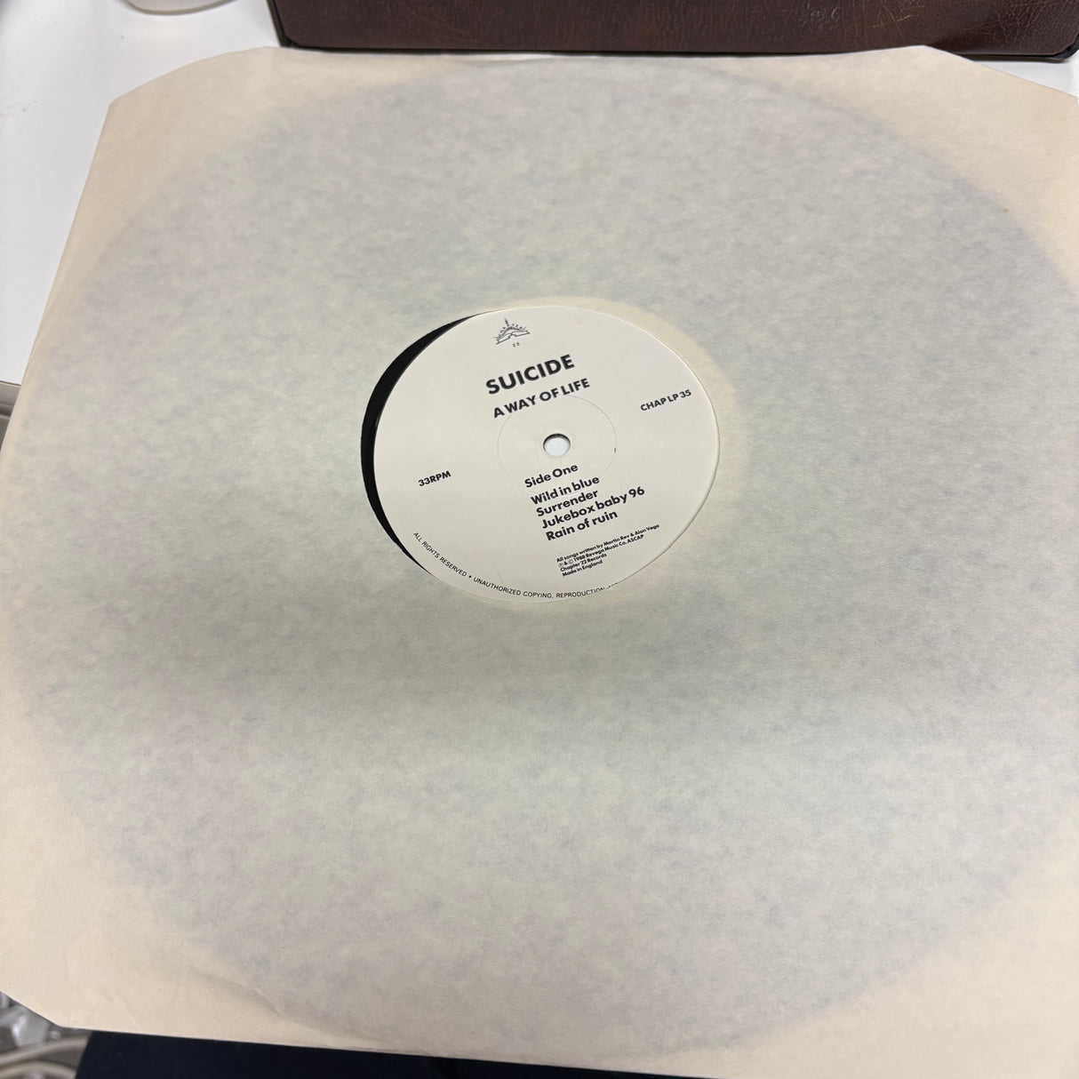 Suicide - A Way Of Life - VINYL